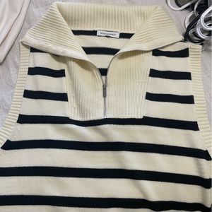 Weworewhat half zip sweater vest